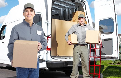 Business inventory stored in a mobile self storage container